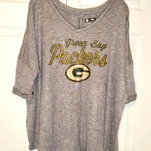 Green Bay Packers woman's 2xl flowy style top